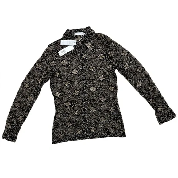 Anne Fontaine NWT Intricate Romantic Sheer Lace Blouse, Sz 40 (6-8) - Picture 6 of 8